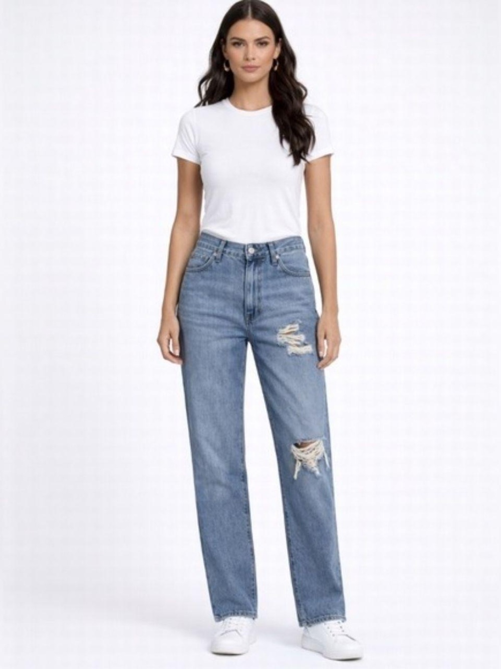Levi's '94 Baggy High Waist Distressed Relaxed Jeans Size 29